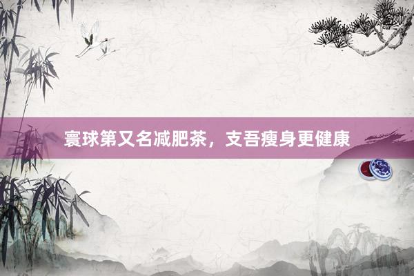 寰球第又名减肥茶，支吾瘦身更健康